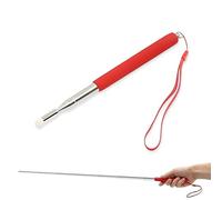 MEXRUMI 1 Pieza Puntero Telescópico Para Profesor Puntero De Enseñanza Para Aula Puntero De Mano Extensible Puntero Retráctil Presentador De Mano Con Cordón De Mano Para Presentaciones Enseñanza (Rojo