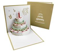 MEXRUMI 3D Pop Up Tarjetas De Felicitación De Cumpleaños, Tarjeta De Cumpleaños Con Hermoso Corte De Papel Y Sobre, Luz Y Música Tarjetas De Cumpleaños Divertidas Para Mujeres Hombres Niños Con Sobres