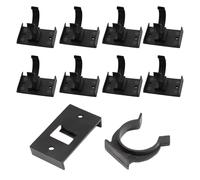 MEXRUMI 8 Piezas Clips De Fijación Para Zócalos De Cocina 27Mm - Soportes Para Armarios, Paneles De Baño y Patas De Cama