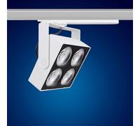 Mextronic Foco cuadrado de 3 fases para sistema de raíles (Matrix-W) 40 W, blanco neutro