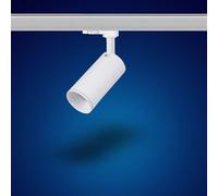 Mextronic Foco LED de 3 fases para sistema de raíles/raíles (GU10) giratorio y orientable para bombillas GU10