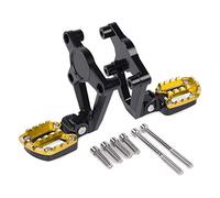 MEXWLOP 1 par de estriberas traseras for motocicleta, for pasajero, pedales, accesorios for X ADV X-ADV 750 2017 2018 Reposapiés para motocicleta(Gold)