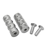 MEXWLOP 1 par de estriberas universales for palanca cambios CNC for motocicleta, reposapiés, compatibles con 748 916/916SPS MTS1000SDS/DS 1299 Panigale/S Reposapiés para motocicleta(Titanium)