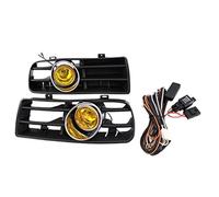 MEXWLOP 1 par de luces antiniebla for parachoques delantero, lámpara LED con kit cables, amarilla, for Golf, MK4 1998-2004 Conjunto de luces antiniebla para coche