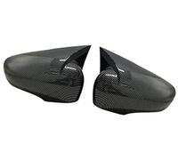 MEXWLOP 1 par de Tapas de la Cubierta del Espejo retrovisor del ala Lateral del Coche, for Renault, Megane 4 MK4 2016-2020 Cubierta para Espejo retrovisor de Coche(Black Carbon Fiber Look)