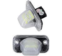 MEXWLOP 2 luces de matrícula SMD 18 W for VW, Passat, B5, B6, Transporter T4 y (1990-2003) Unidad de luz de matrícula