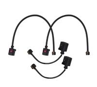 MEXWLOP 2 Pairs Front + Rear Brake Pad Sensor 7P0907637 7P0907637C 95861236550, for VW, for Touareg, 7P5 7P6, for Porsche, for Cayenne, 92A, for Panamera, 970 Sensor de Desgaste de Pastillas de Freno