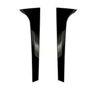 MEXWLOP 2 pegatinas divisoras de alerón techo lateral ventana trasera, color negro brillante, for Kodiak Moldura de viento para extensión de techo de coche