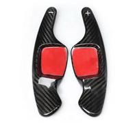 MEXWLOP 2 Piezas de extensión de Paleta de Cambio de Volante de Fibra de Carbono for VW, Gold 7 7.5 MK7 MK7.5, Passat, B8, ARTEON, Atlas Leva de Cambio de Marchas(Schwarz)