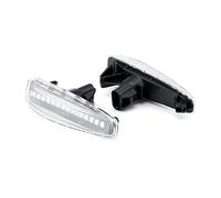 MEXWLOP 2 piezas dinámicas guardabarros indicador lateral luces de señal de giro Mistubish Lancer Evolution X Outlander Sport Mirage 8351A001 Luz de señal de giro(Dynamic white shell)