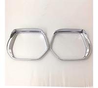 MEXWLOP 2 uds ABS cromado Exterior espejo retrovisor protección contra la lluvia protector de cejas parasol pegatina cubierta, for CRV CR-V 2017 2018 Protector de cejas con espejo
