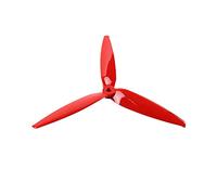 MEXWLOP 24 piezas/12 pares de hélices 3 palas 7 pulgadas for dron carreras FPV RC Quadcopter Juego de palas de hélice para drones(Rot)