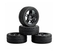 MEXWLOP 4 neumáticos y Ruedas con Agarre for HSP, HPI, 1/10 1:10, Coche de Control Remoto for Carretera 905-8010 Neumáticos de Control Remoto de Alto Agarre(905B-8010)