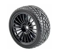 MEXWLOP 4 piezas de neumáticos velocidad con esponja for insertar en la rueda, for HSP, 1/10 1:10 Touring Car RC Rim04-8001 Juego de neumáticos de repuesto para coche Rc(Rim04H-8001)