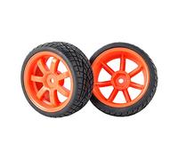 MEXWLOP 4 Piezas de Ruedas Esponja inserción neumáticos Velocidad, for HSP, 1/10 1:10 Touring Car RC 9005-8001 Neumáticos de Control Remoto de Alto Agarre(9005R-8001)