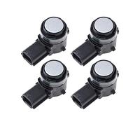 MEXWLOP 4 sensores de estacionamiento PDC 3 Colores for Ford, Fiesta, MK8, Focus, Ecosport, Transit 2018-2021 HU5T15K859AAW Dispositivo de Alerta de estacionamiento en reversa(Silver)