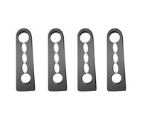 MEXWLOP 4x Amortiguador de Amortiguador de Sonido for Cerradura de Puerta de Coche, for NISSAN, for Qashqai, for X-TRAIL, Tiida Juke Note Teana Rogue Pathfinder Amortiguador de Sello for Puerta de Coc