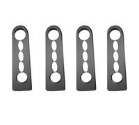 MEXWLOP 4x Amortiguador de sonido for cerradura de puerta de coche, tapón de sellado de ruido, for NISSAN, Patrol Y62 for Armada 2010-2023, for Infiniti, amortiguador de puerta de coche QX56 QX80 Amor