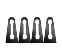 MEXWLOP 4X Cerradura de puerta de coche Amortiguador de sonido Cubierta de almohadilla amortiguadora TPE for A4 B6 B7 B8 B9 Avant, for ALLROAD, A6 C6 Avant C5 Q5 4E4837763 amortiguador de puerta de co