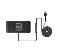 MEXWLOP 5 7,5 10W C1 Coche Qi Cargador inalámbrico Pad Estación de Muelle de Carga rápida Estera Antideslizante Cargador inalámbrico para Coche