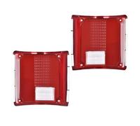 MEXWLOP A32u, for Chevy, C10 K20, for, for Sierra, 1973-91, 1 par de luces traseras con bisel cromado Gm2801122, Gm2800122 Conjunto de carcasa de luz trasera de camión