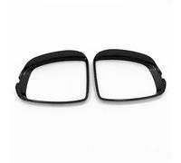 MEXWLOP ABS Cromado Espejo Retrovisor de Coche Bloque Lluvia Ceja Marco Cubierta Trim Car Styling Accesorios 2 Piezas, for FIT JAZZ, 2014-2018 Protector de cejas con espejo(Carbon fibre)