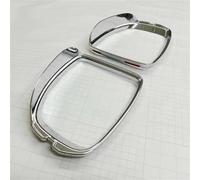 MEXWLOP ABS Cromado Espejo Retrovisor de Coche Bloque Lluvia Ceja Marco Cubierta Trim Car Styling Accesorios 2 Piezas, for FIT JAZZ, 2014-2018 Protector de cejas con espejo(ABS Mirror)