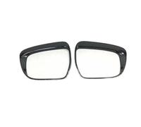 MEXWLOP ABS Fibra de Carbono Coche Espejo Retrovisor Bloque Lluvia Ceja Cubierta Trim Car Styling Accesorios, for NISSAN, for Qashqai, for J11 2014-2020 Protector de cejas con espejo