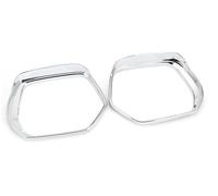 MEXWLOP Accesorios cromados ABS, espejo retrovisor de coche, bloque lluvia, cubierta ceja, pegatina embellecedora, estilo, 2 uds, for CR-V CRV 2013-2018 Protector de cejas con espejo(ABS Mirror)