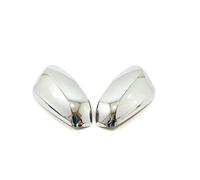 MEXWLOP Accesorios de ajuste la cubierta ceja lluvia del bloque espejo retrovisor coche fibra carbono ABS, for Alphard Vellfire 2016 17 18 19 2020 Protector de cejas con espejo(ABS Chrome B)