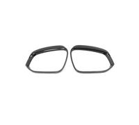 MEXWLOP Accesorios de ajuste la cubierta ceja lluvia del bloque espejo retrovisor coche fibra carbono ABS, for Alphard Vellfire 2016 17 18 19 2020 Protector de cejas con espejo(Carbon fibre A)