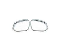 MEXWLOP Accesorios de ajuste la cubierta ceja lluvia del bloque espejo retrovisor coche fibra carbono ABS, for Alphard Vellfire 2016 17 18 19 2020 Protector de cejas con espejo(ABS Chrome A)