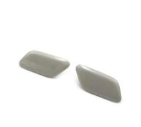 MEXWLOP Accesorios de Coche, Faro de Parachoques Delantero, Cubierta de Boquilla de pulverización, Tapa de Chorro de arandela de Faro, for Toyota, Avensis T25 2006-2008 Tapa del lavafaros(Black Pair)