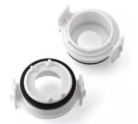 MEXWLOP Adaptadores y soportes for bombillas de faros LED H7, 2 unidades, for, E46, Serie 3, 325ci, 325i, 330ci, 330i, M3, 328Ci, 323i, 318i, E65, E90 Soporte para faros delanteros