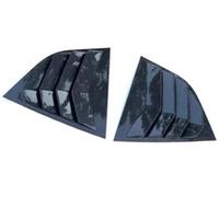 MEXWLOP Adhesivo embellecedor de la Cubierta Rejilla Ventana Trasera, for, for Octavia Mk3 5E 2018-2020 Superposición de Rejilla de ventilación Lateral de(Black Carbon Look)