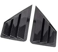 MEXWLOP Adhesivo embellecedor for la Cubierta de Ventana Trasera Rejilla ventilación del Coche, for, for CHR 2016-2021 Superposición de Rejilla de ventilación Lateral de(Black Carbon)