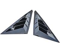 MEXWLOP Adhesivo for la Cubierta de Ventana Trasera Tipo persiana del Civic, for, Hatchback 11.ª generación (2022-2023) Superposición de Rejilla de ventilación Lateral de(Black Gloss Black)