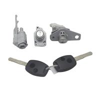 MEXWLOP AL243 INTERRUPTOR DE ENCENDIDO CERRADURA PUERTA DEL MALETERO LA TAPA COMBUSTIBLE LLAVES 2 BOTONES, for Civic, 06-08 Reemplazo del interruptor de encendido del coche(BLACK 3PCS-2B)