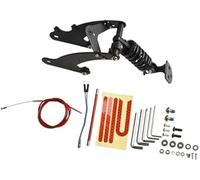 MEXWLOP Amortiguador Trasero, para Xiaomi, para Scooters Eléctricos M365 1S Pro1 Pro2, para de Suspensión Forsteel Mejora Ride Com Fort Negro/Rojo kit de resorte de suspensión para scooter