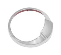 MEXWLOP Anillo de visera motocicleta 5 pulgadas, cubierta velocímetro, bisel cromado, for Harley, Dyna FLD 2012-2017 Touring Road King 1999-2007 Softail 99-17 Anillo para velocímetro de motocicleta