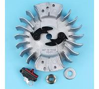 MEXWLOP Arandela de Tuerca del Volante Interruptor de Encendido y Apagado for Motosierra Husqvarna 268 272 272XP 268K Piezas de Repuesto Kit de Interruptor de Motosierra
