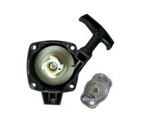 MEXWLOP Arrancador de Retroceso con Placa de polea, cortacésped, Motor, desbrozadora, Herramienta de jardín, 26CC, 1E34F Arranque por Resorte de Retroceso