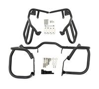 MEXWLOP Barras de protección for parachoques motor superior e inferior motocicleta, marco, for, R1200GS, R1200 GS LC, R 1200 2004-2012 Protector de barra de choque para motocicleta(A set of BK)