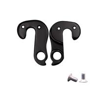 MEXWLOP Bike Rear Derailleur Hanger Aluminum Alloy MTB Road Racing Cycling Mountain Bicycle Frame Gear Tail Hook Adaptor Parts Soporte de Cambio de Bicicleta(Orange)