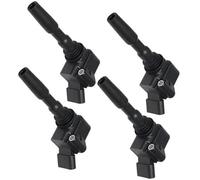 MEXWLOP Bobina de encendido 04e905110e Bobinas, for A1 A3 A4 B9 Q2 Q3 1/4 Accesorios bobina Paquete Bobina de encendido(BLACK Rear right)