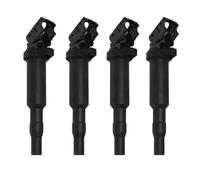 MEXWLOP Bobina de encendido 1 a 6 piezas for, E81, F22, F23, E46, E90, F33, X3, E83, X5, 5, 7, for MINI, R56, R55, coche Reemplazo de la bobina de encendido del automóvil(BLACK 4pcs)