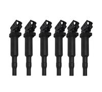 MEXWLOP Bobina de encendido 1 a 6 piezas for, E81, F22, F23, E46, E90, F33, X3, E83, X5, 5, 7, for MINI, R56, R55, coche Reemplazo de la bobina de encendido del automóvil(BLACK 6pcs)