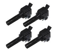 MEXWLOP Bobina de encendido for automóvil, bobina for Buick, RAINIER 2006-2007, for Chevrolet, TRAILBLAZER 09-06, for GMC Reemplazo de la bobina de encendido del automóvil(BLACK 4pcs)