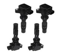 MEXWLOP Bobina de encendido, for Mazda, 6 3 5 CX-7 MX-5 III TRIBUTE 0997001463 LF2L-18-100A for automóvil Accesorios for motor Reemplazo de la bobina de encendido del automóvil(BLACK 4pcs)