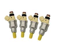 MEXWLOP Boquilla de inyector de Combustible de 4 uds, for Suzuki, Sidekick INP-470 INP470, for Chevy, 1991-1998 Tracker 1995-1998 Sidekick 15710-58B00 Inyector de Combustible del Motor
